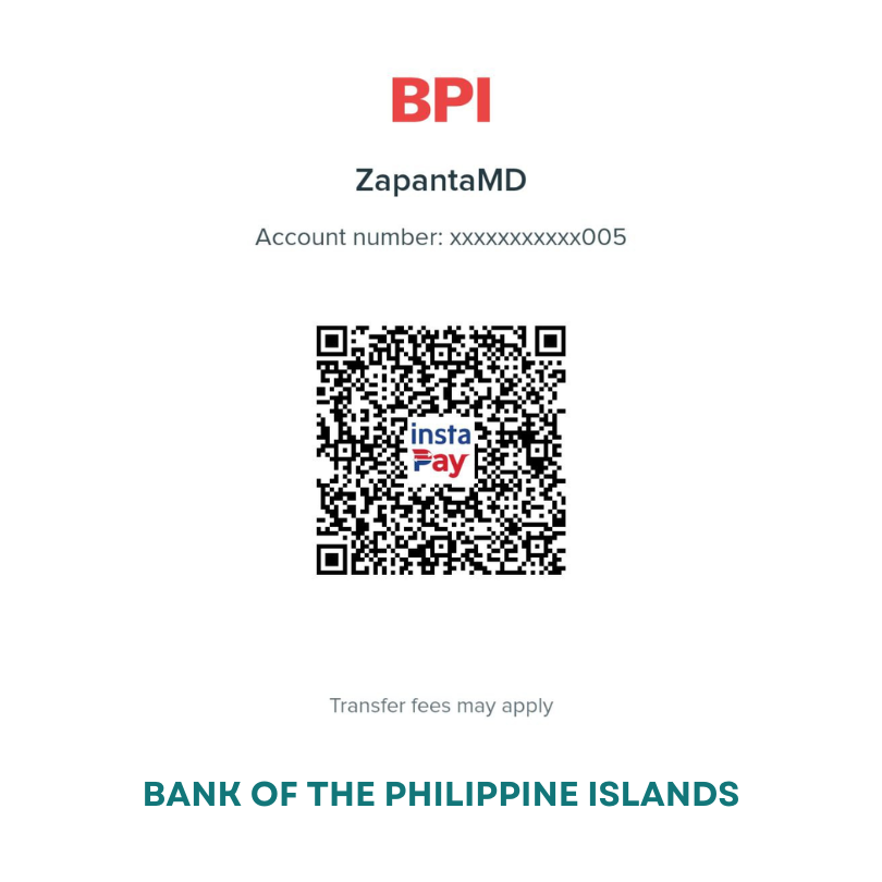 BPI QR code for payment